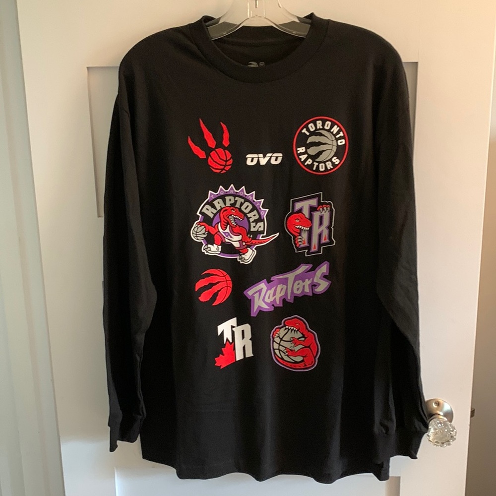 OVO Black Toronto Raptors Long Sleeve Tee